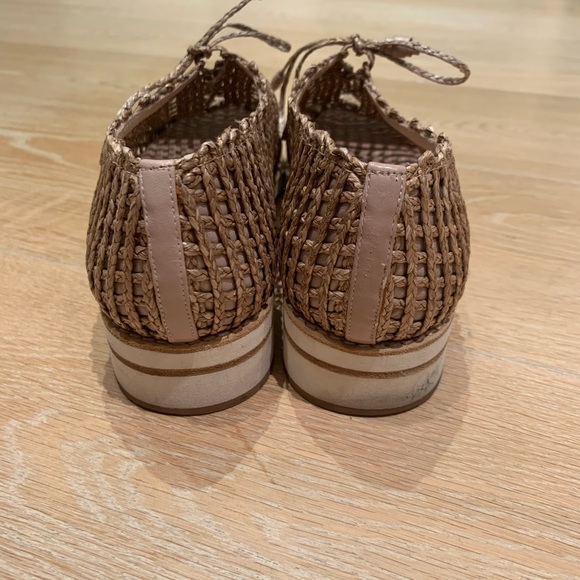 STUART WEITZMAN RAFFIA MORROCAN OXFORDS - Picture 6 of 8